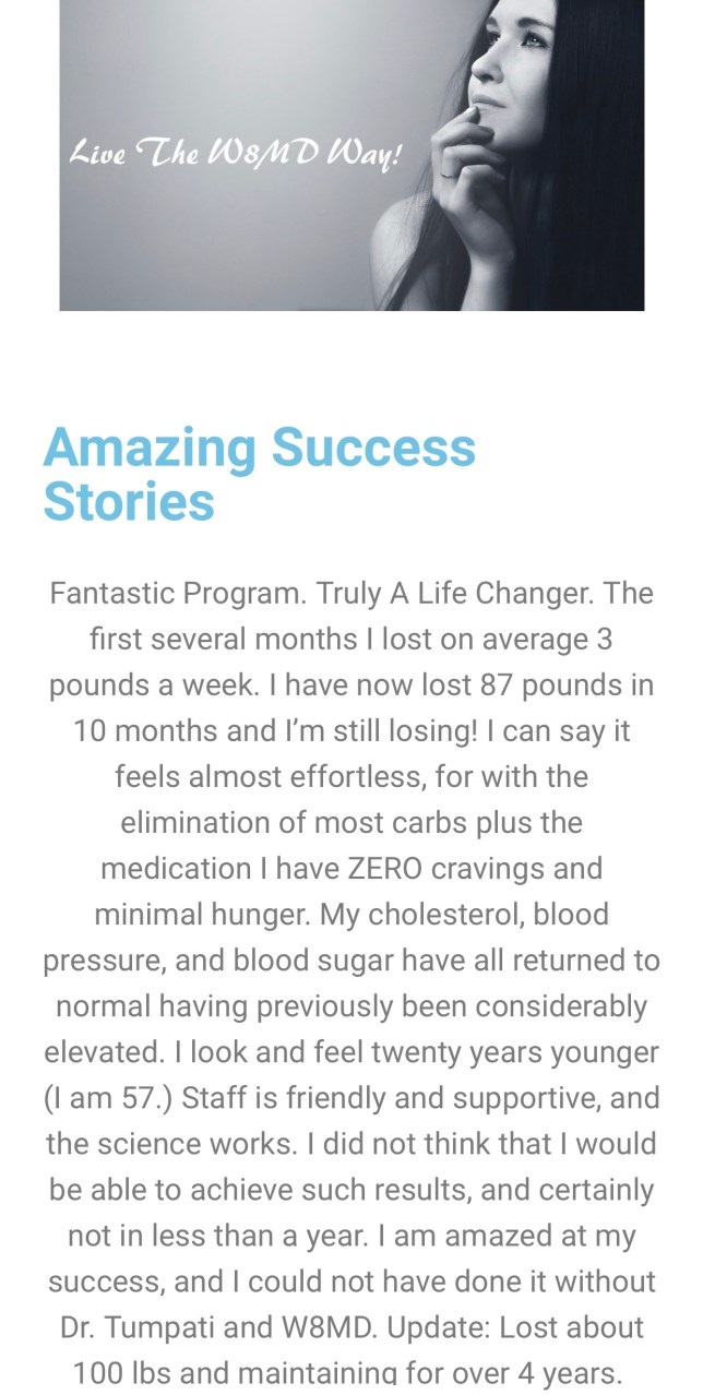 Long-term weight-loss maintenance and patient progress