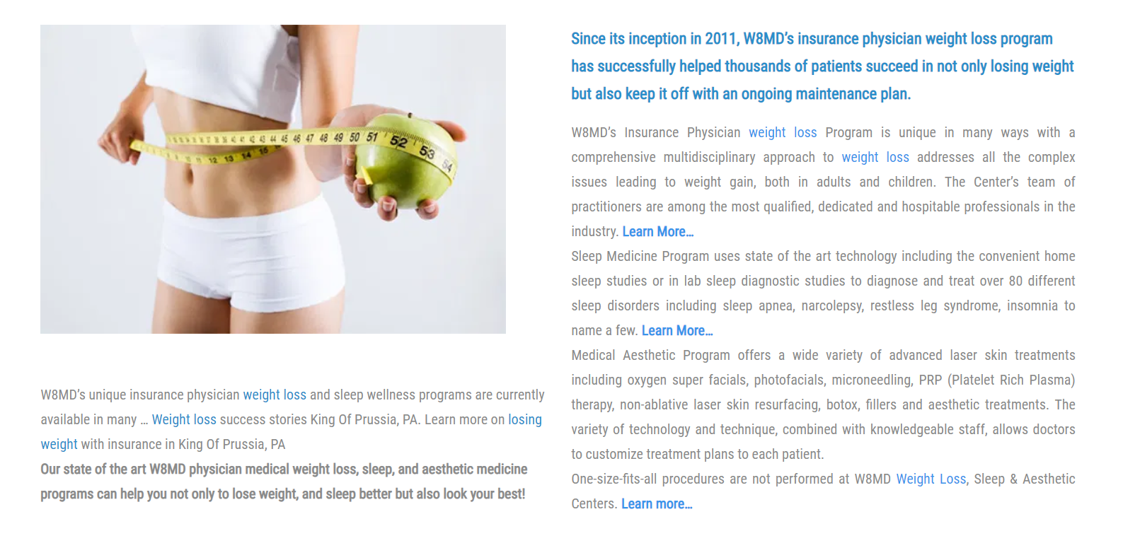 W8MD prescription weight-loss program